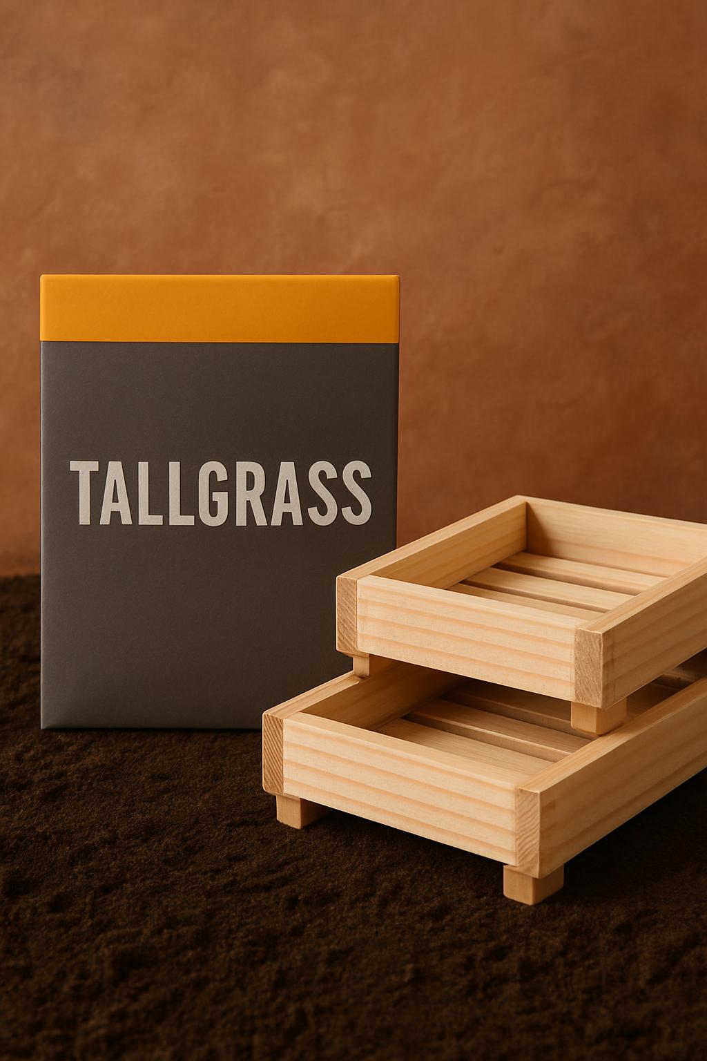 Wooden Seed Trays, Pair